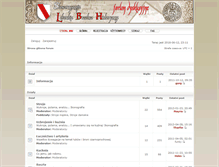 Tablet Screenshot of forum.lbh.rycerze.net